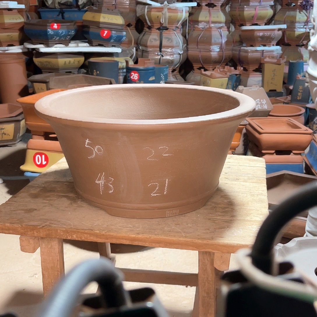 紫砂花盆大斗盆一个