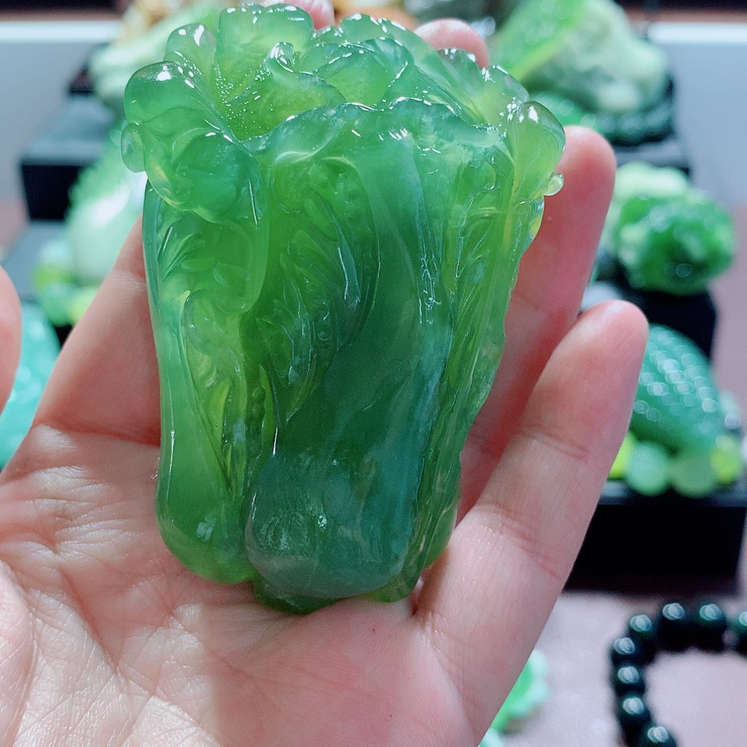 蛇纹石玉手把未镶嵌