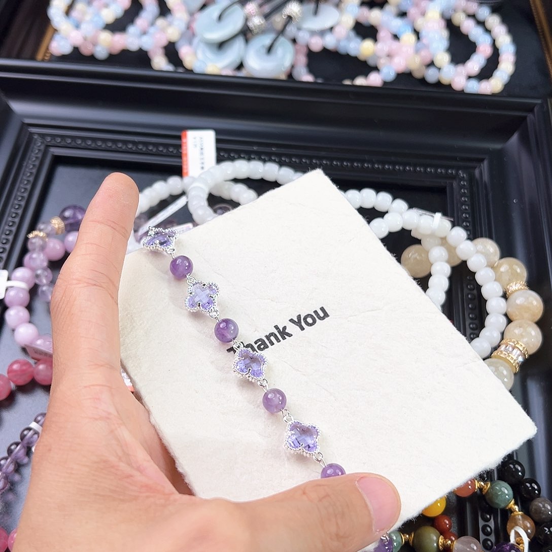 水晶手链未镶嵌紫水晶