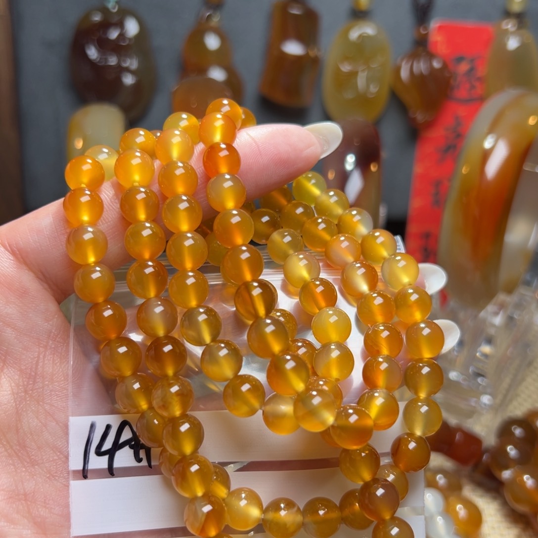 玛瑙/玉髓颈饰合金袁**?14