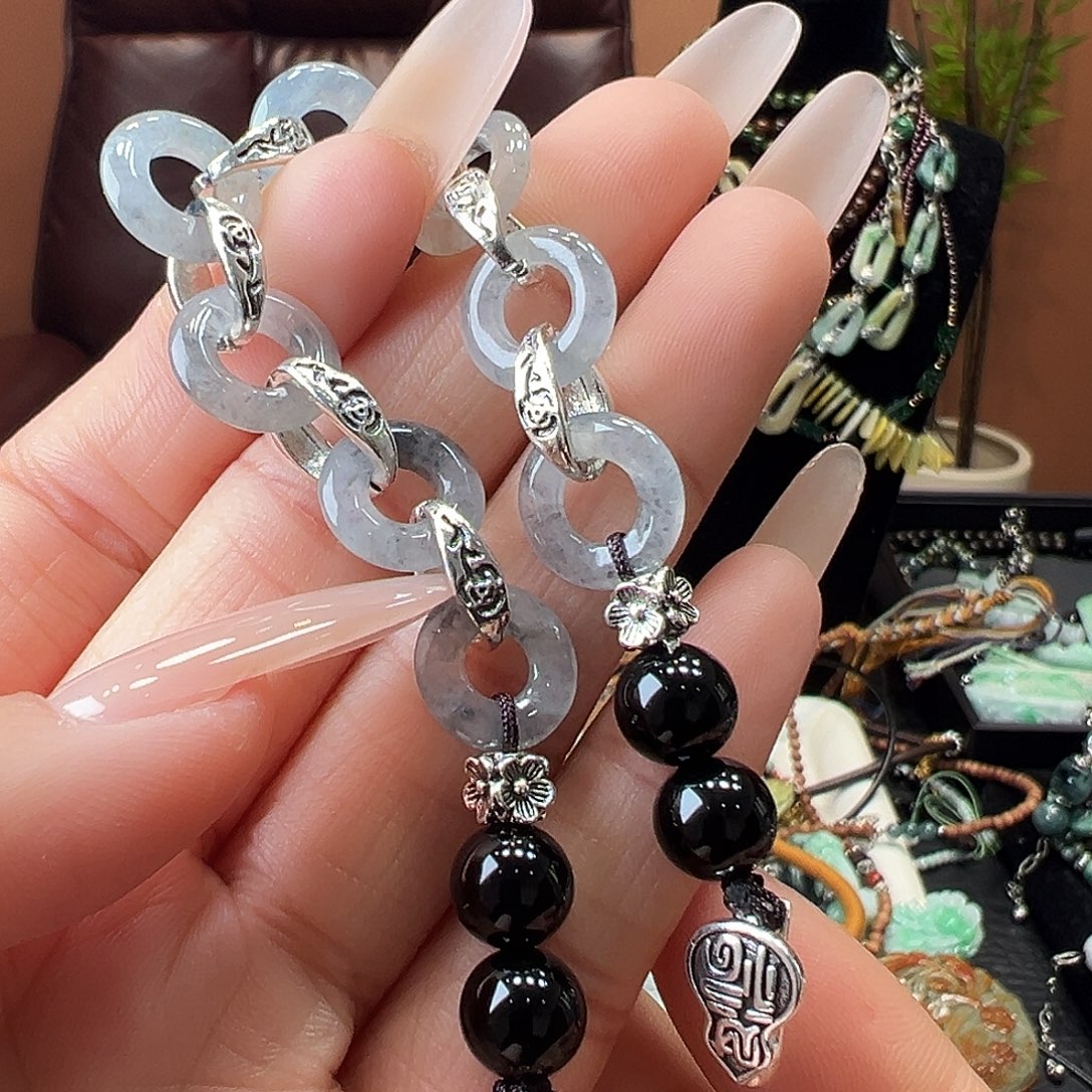 翡翠未镶嵌手链手链