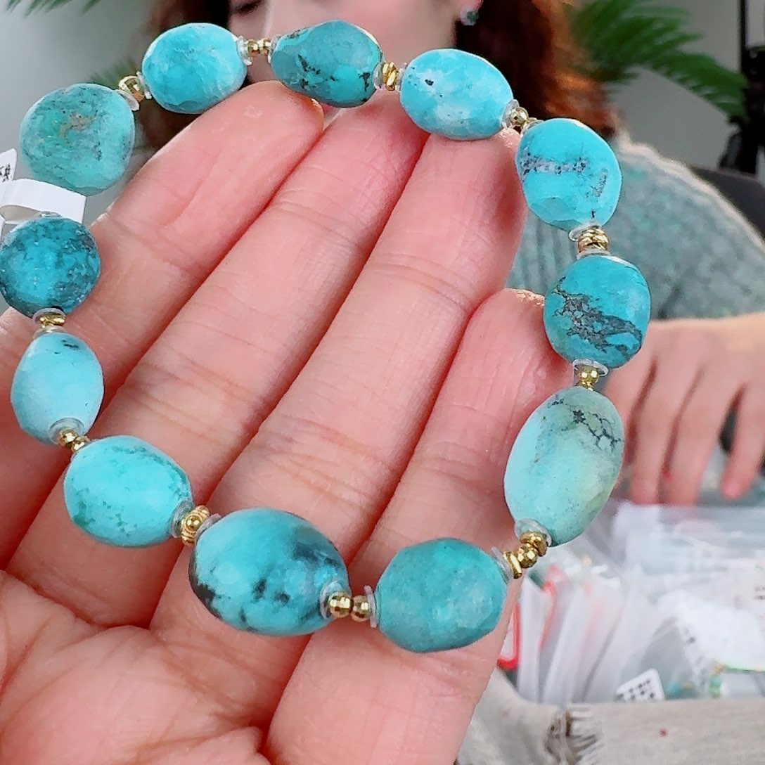 未镶嵌绿松石珠宝奇石