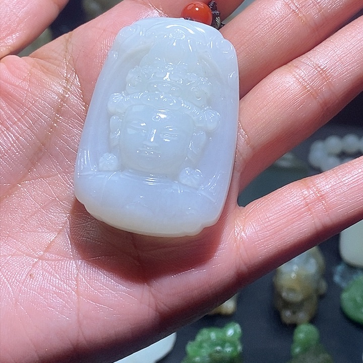 和田玉观音未镶嵌