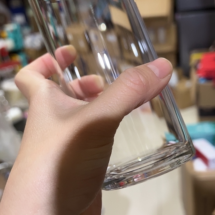 玻璃杯4104101200单层烫手玻璃杯410➕杯套