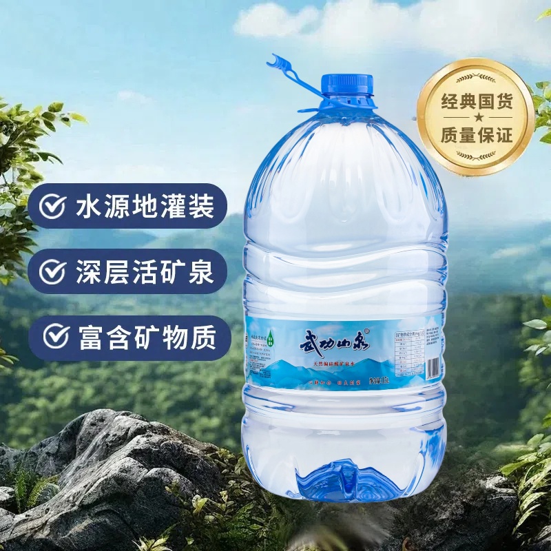 5.5L大容量武功山泉偏硅酸型弱碱性天然矿泉水地下自涌泉顺丰上楼