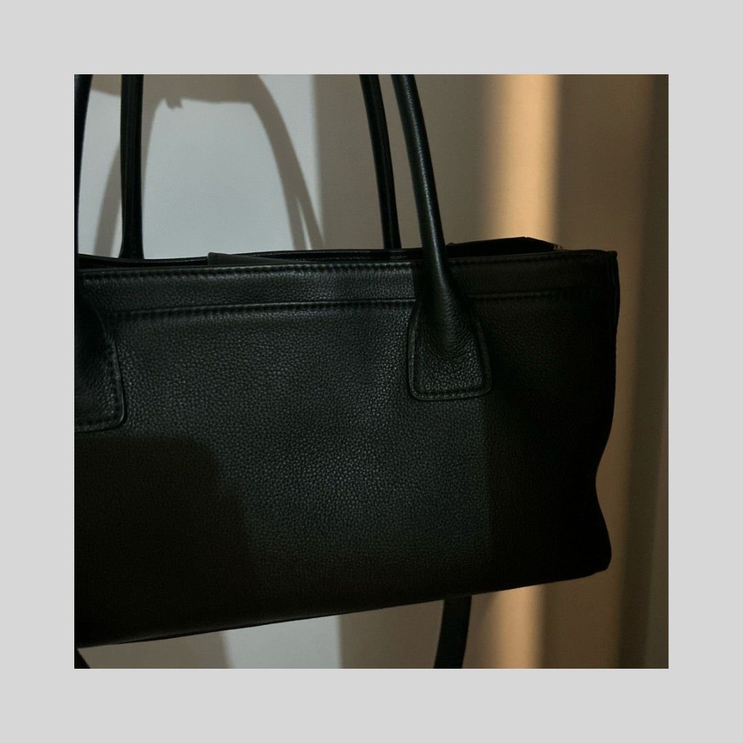 【355#编码】小香风中古款公文包单肩包头层牛皮手提包大容量托特包