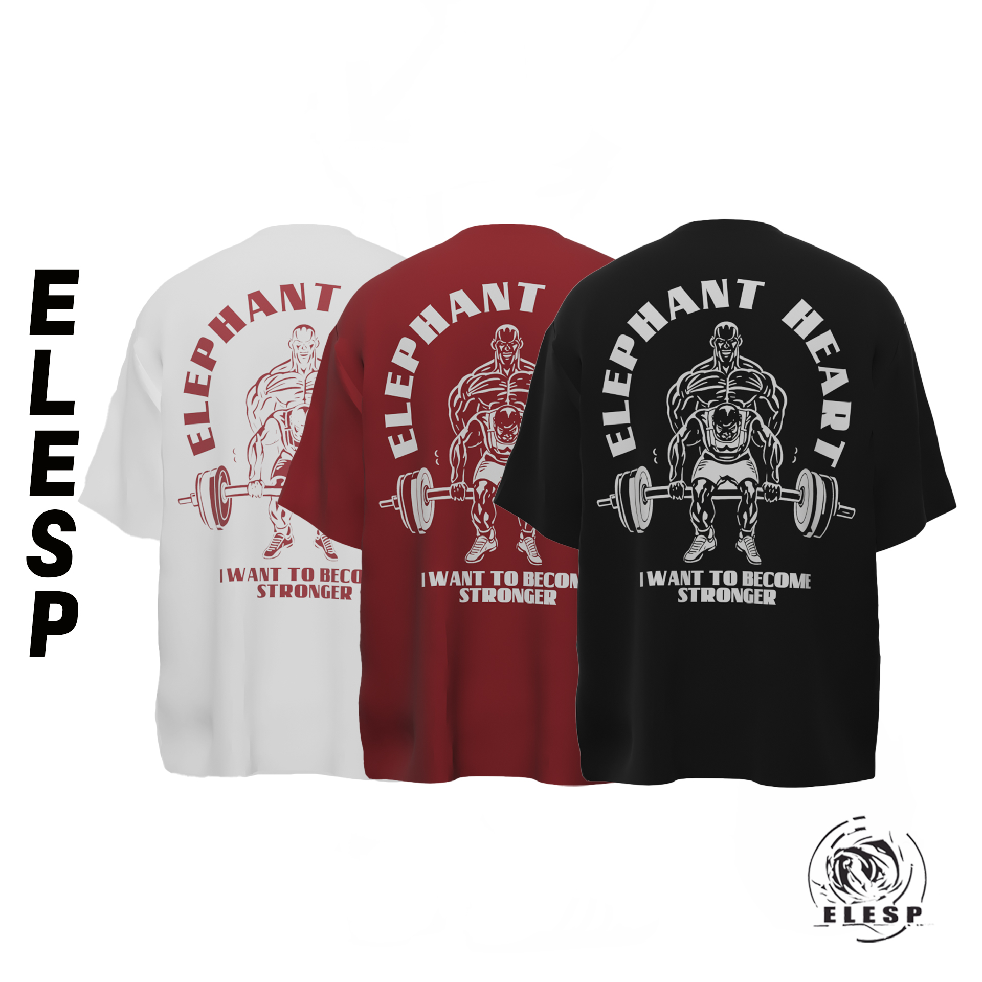 夏季重磅纯棉大落肩健身硬拉宽松短袖休闲运动美式印花潮流T恤男