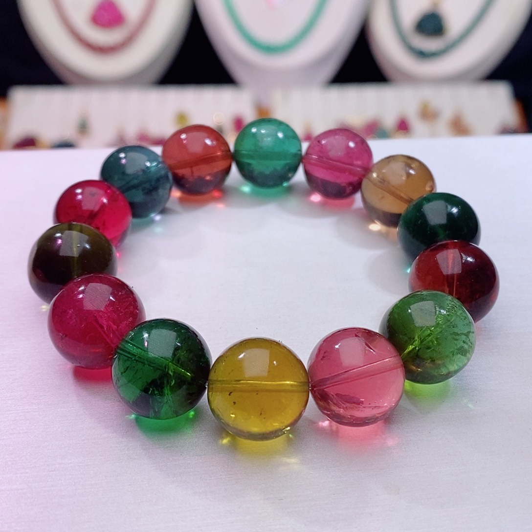 碧玺手链未镶嵌碧玺手链