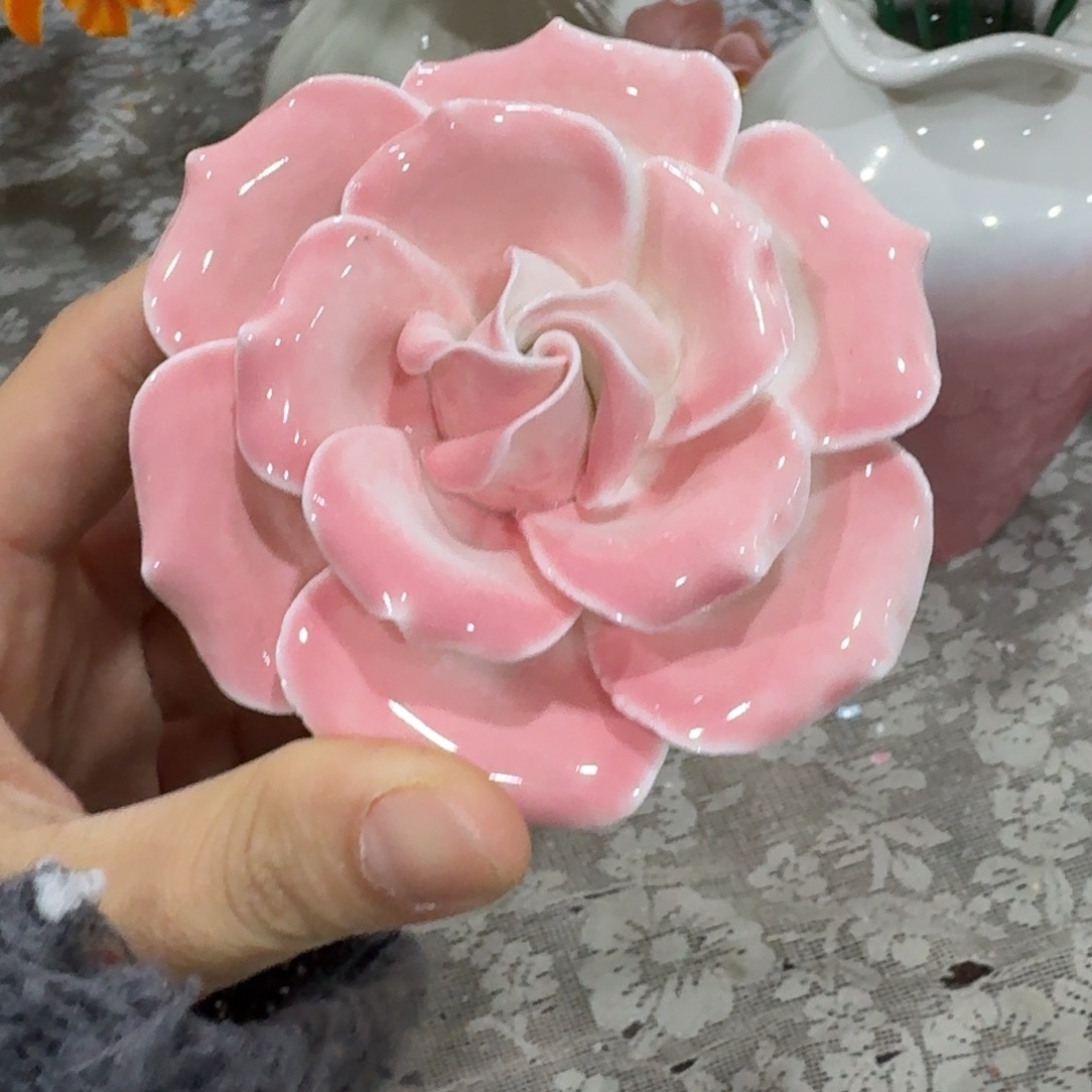 陶瓷花，拍满20发货，退款拉黑
