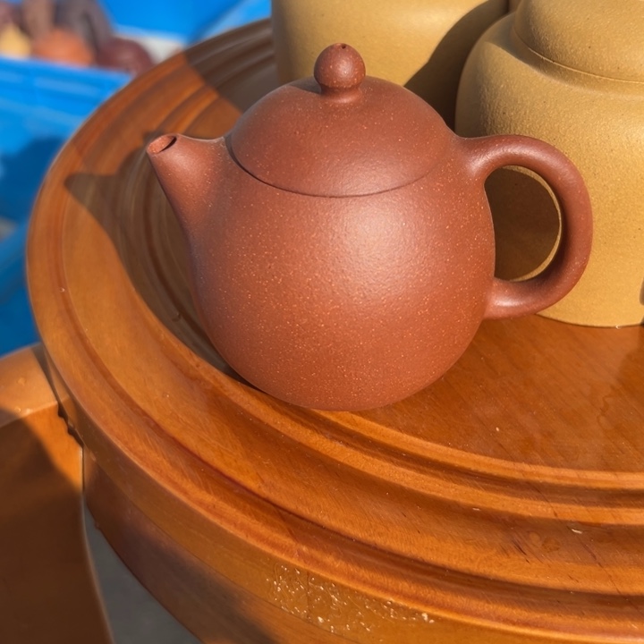 紫砂茶案降坡小龙蛋120cc