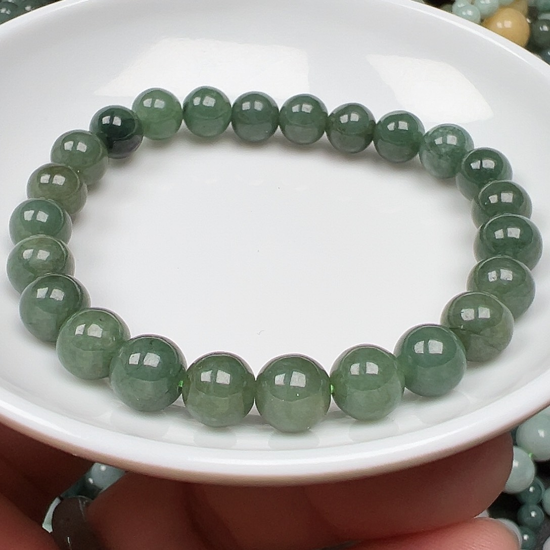 翡翠手链未镶嵌倾**雅货主老华