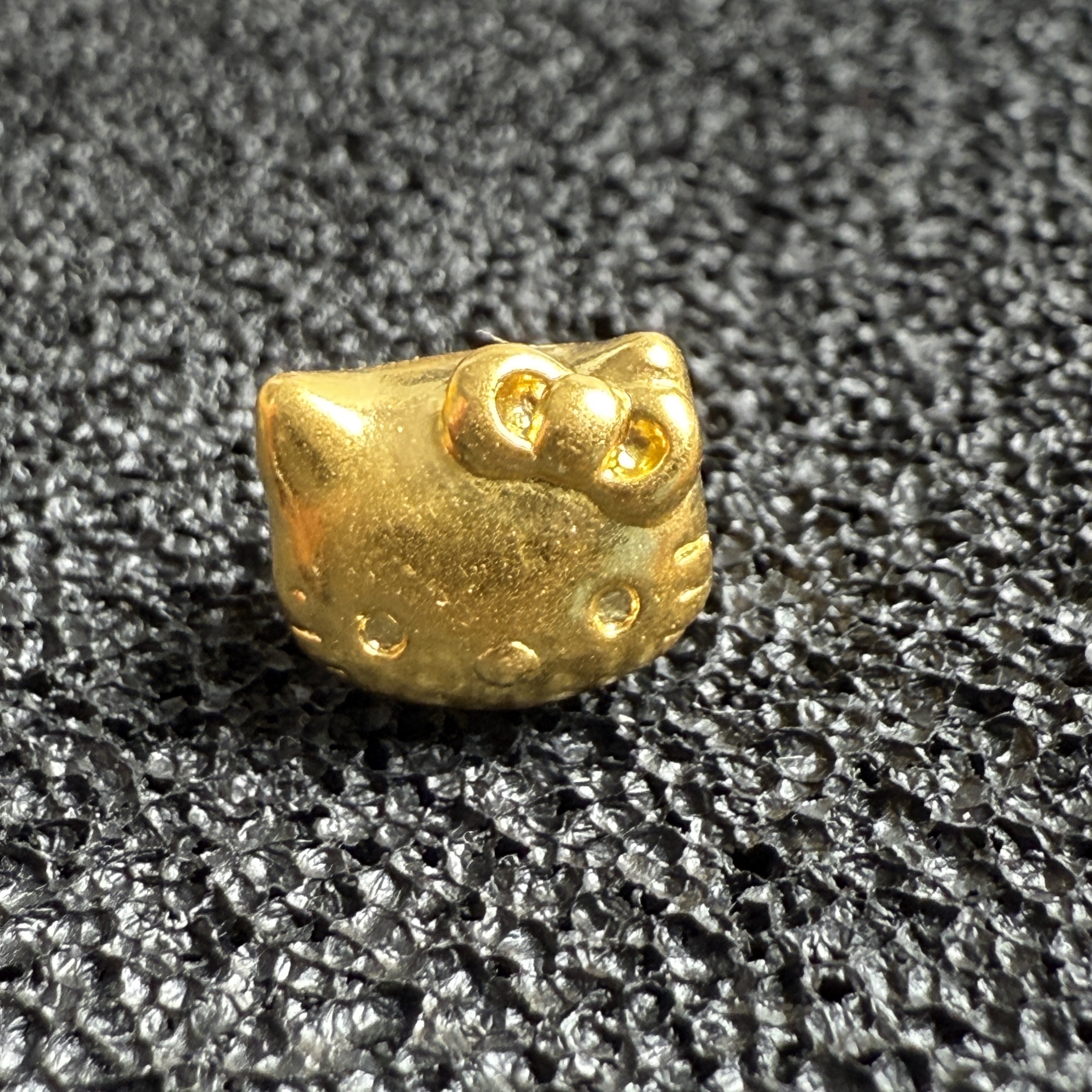 足金999猫猫KT蝴蝶结猫CC0037