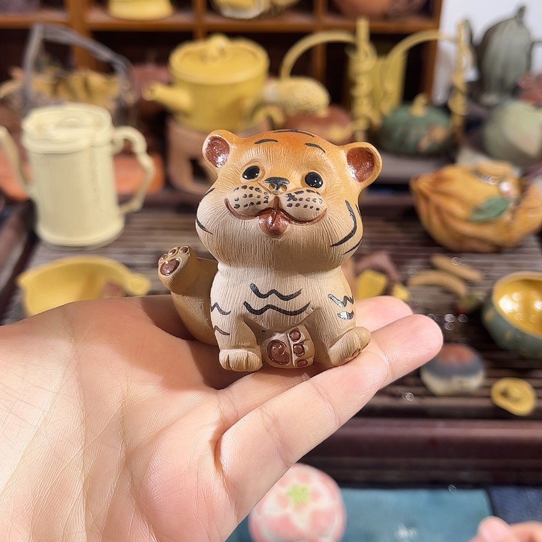 茶壶紫砂紫砂老虎