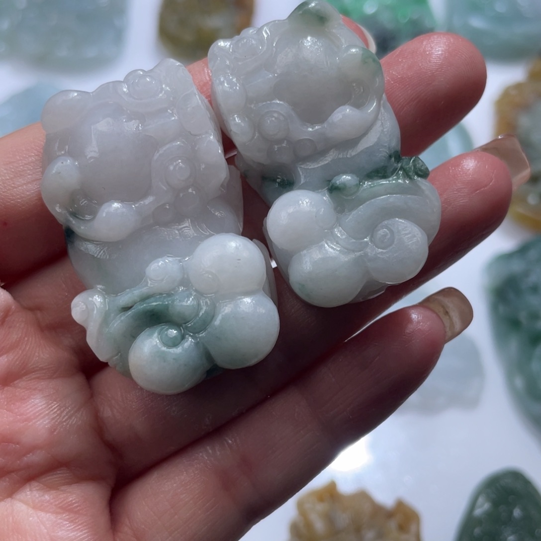 定制翡翠未镶嵌毛货
