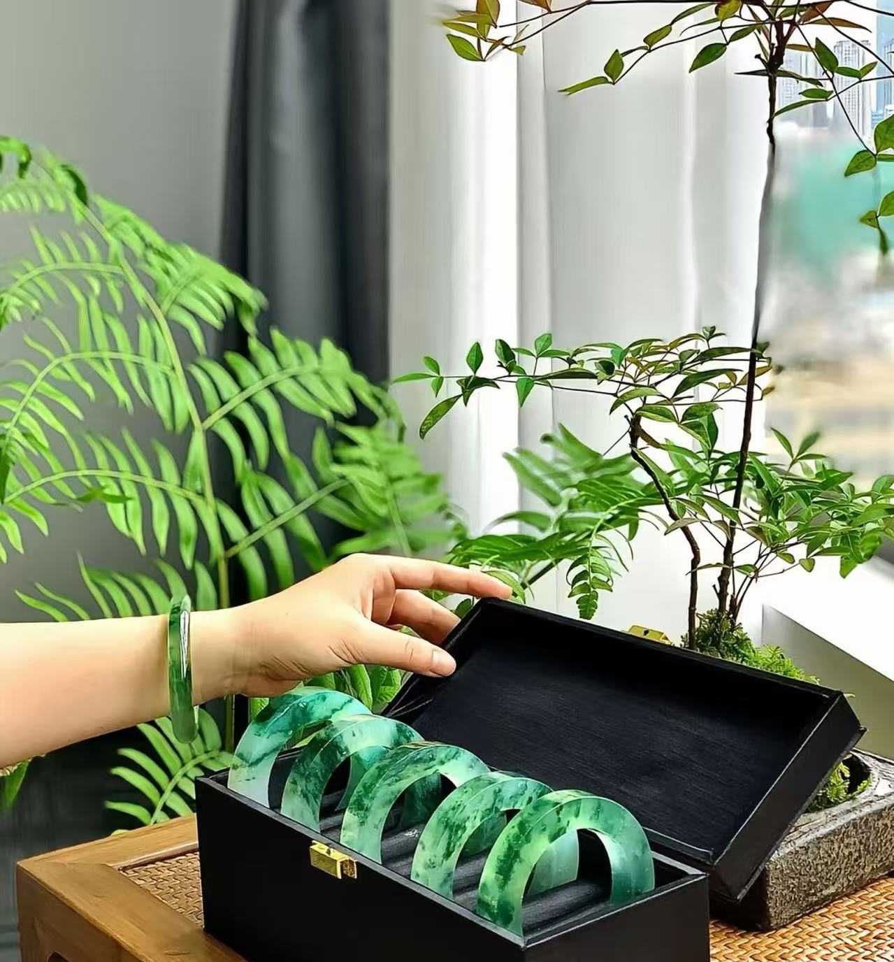 时尚缅风手镯直播专用