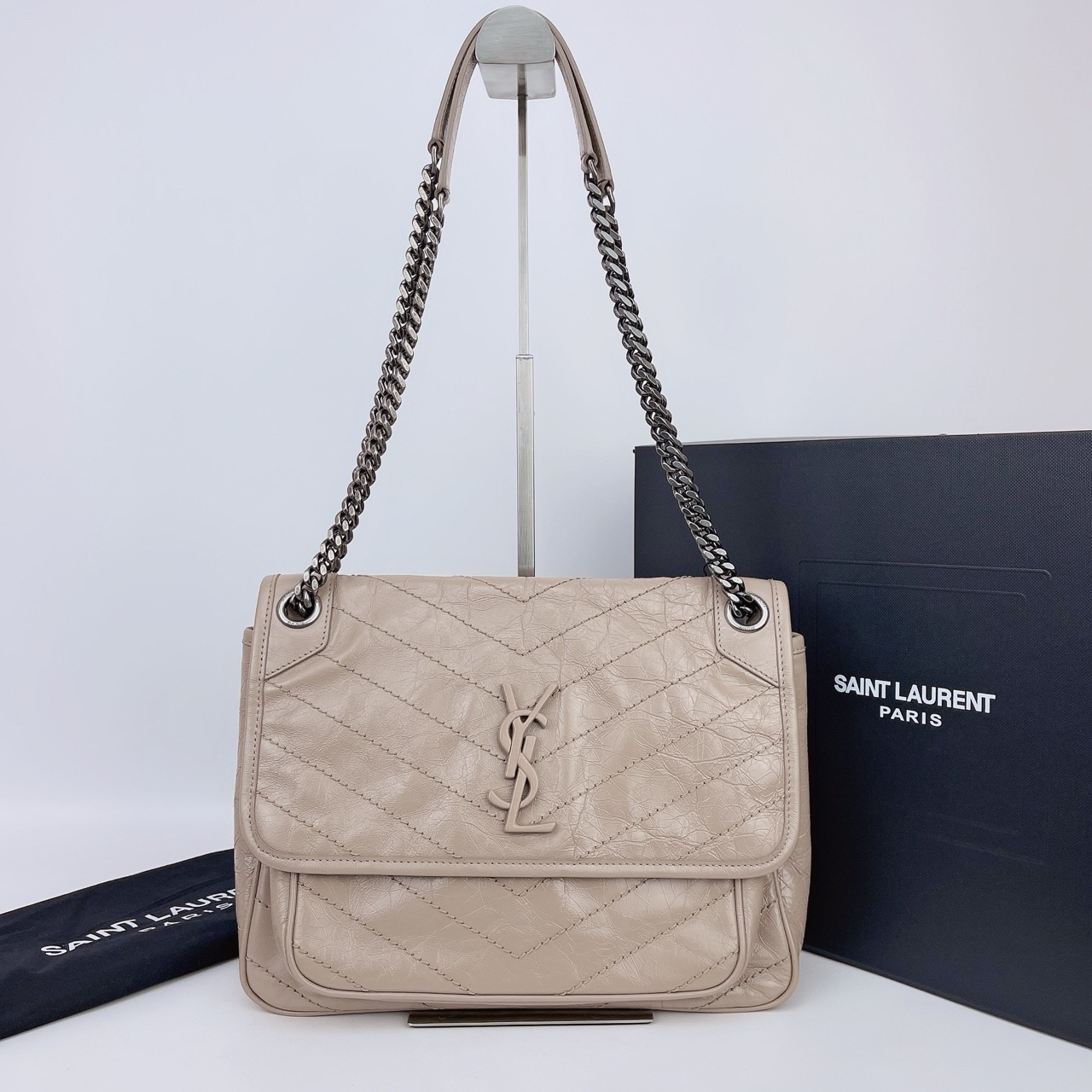 95新 YSL/圣罗兰 圣罗兰Niki 底长28 D395