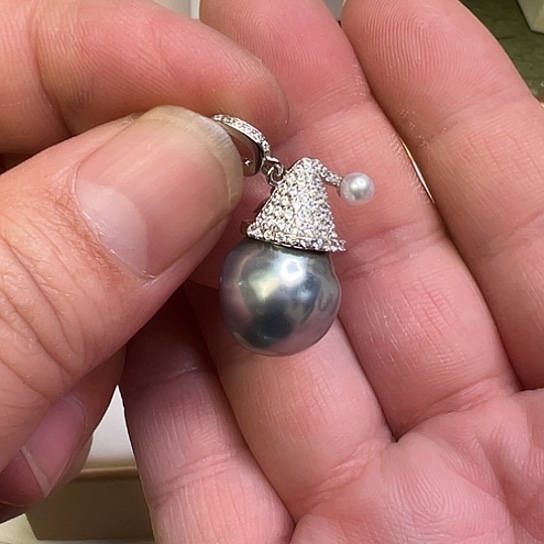 未镶嵌颈饰海水珍珠定制配珠淡水