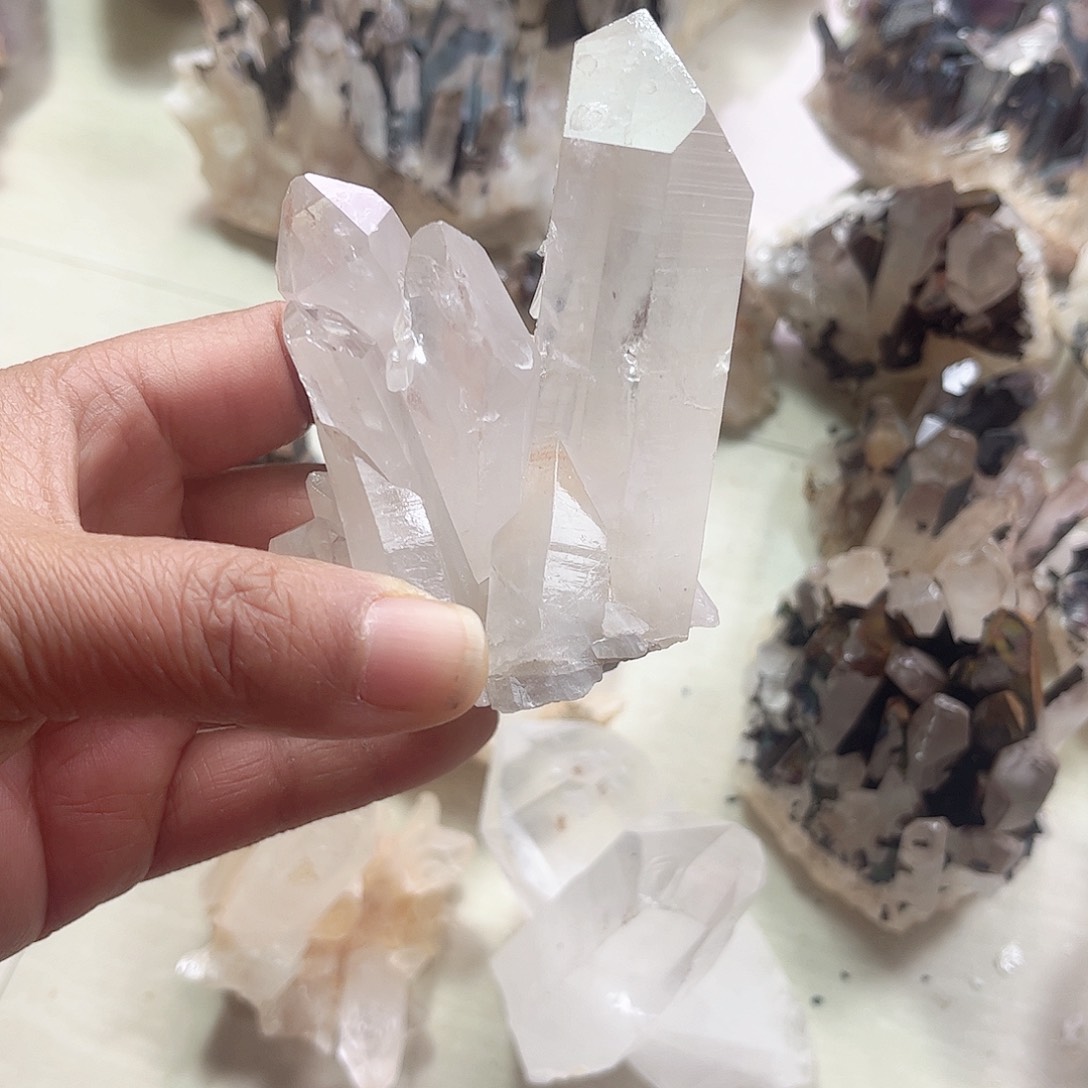 水晶天然水晶原石未镶嵌若****然