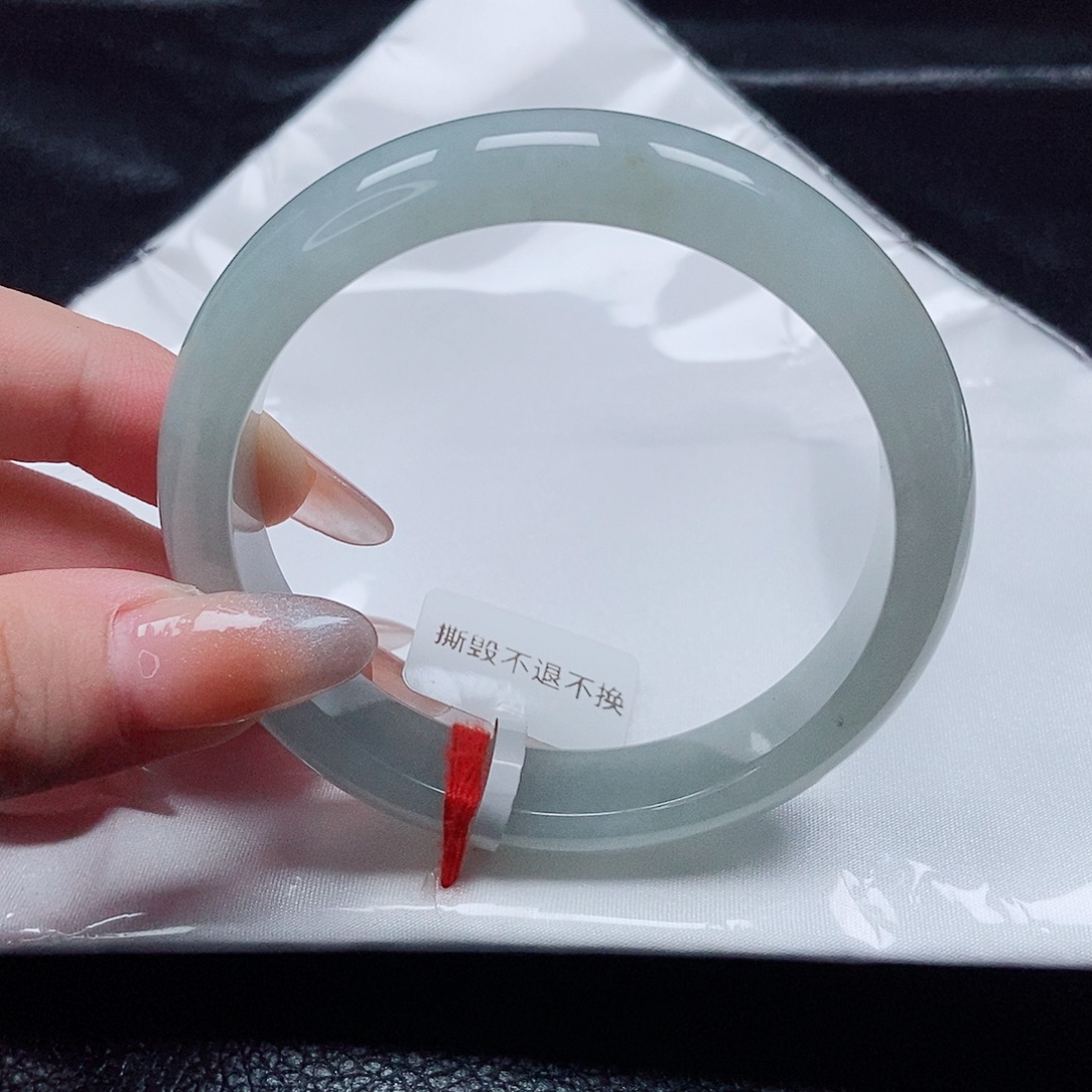 未镶嵌手镯翡翠58正装冰晴 小包容