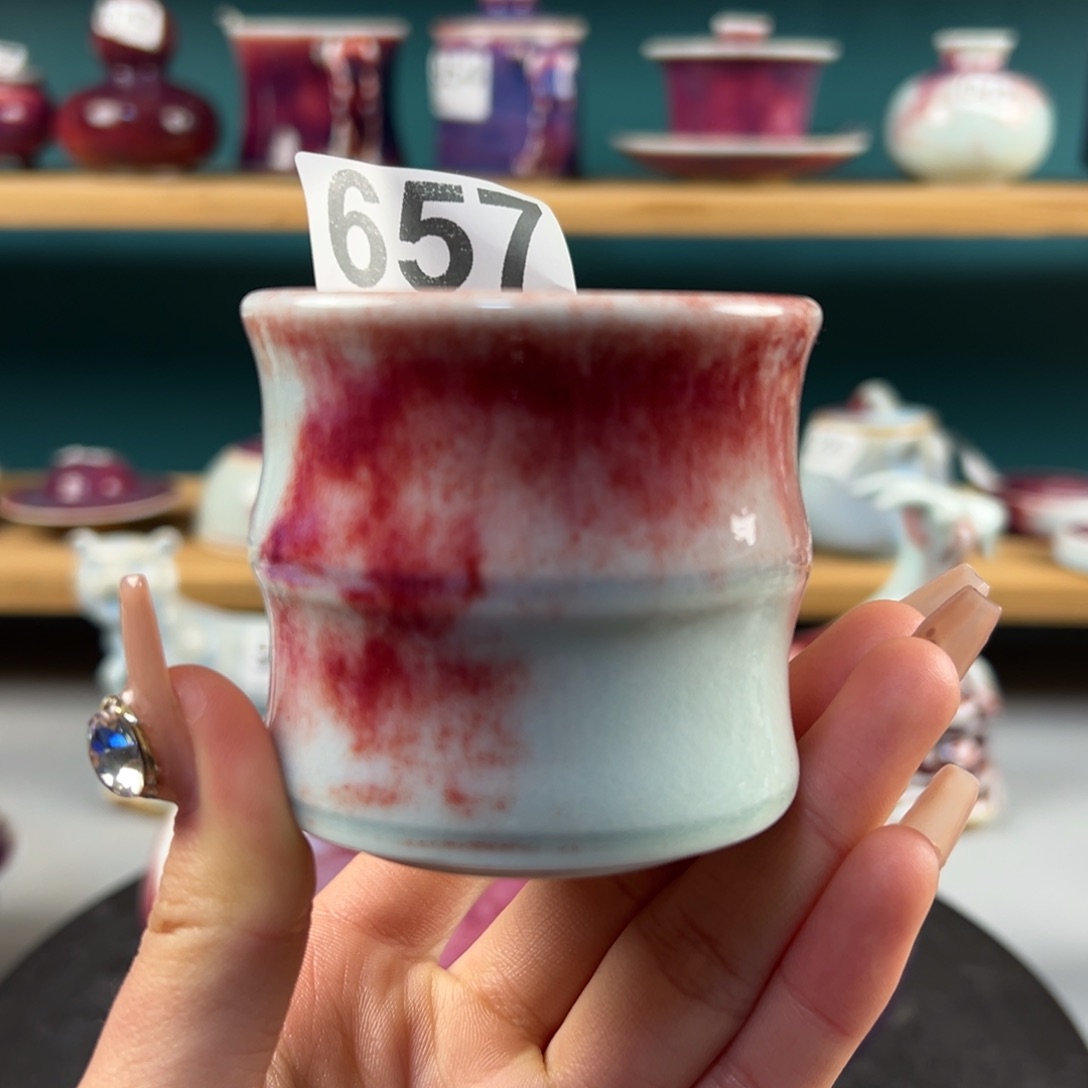 瓷片全品无暇主人杯csg