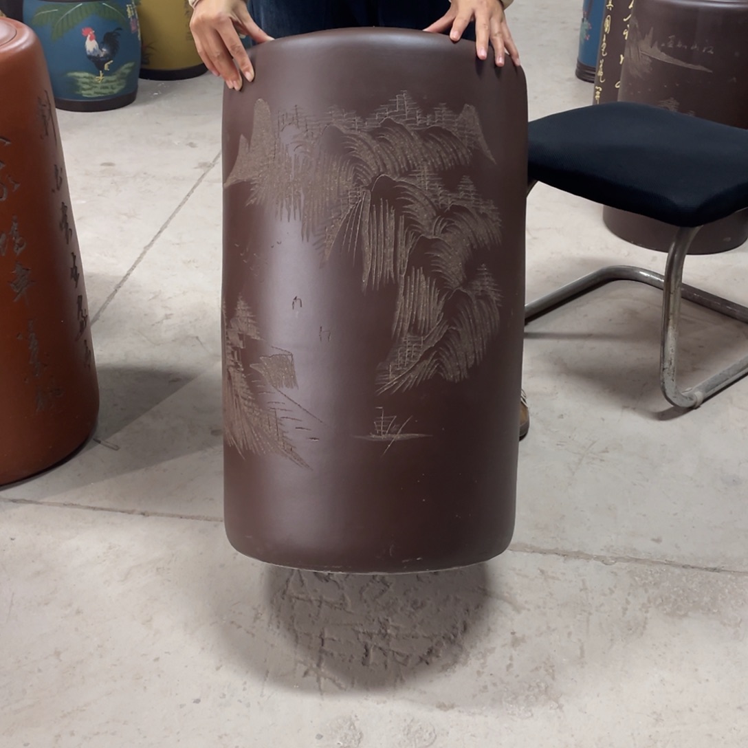 宜兴原矿紫砂茶叶罐