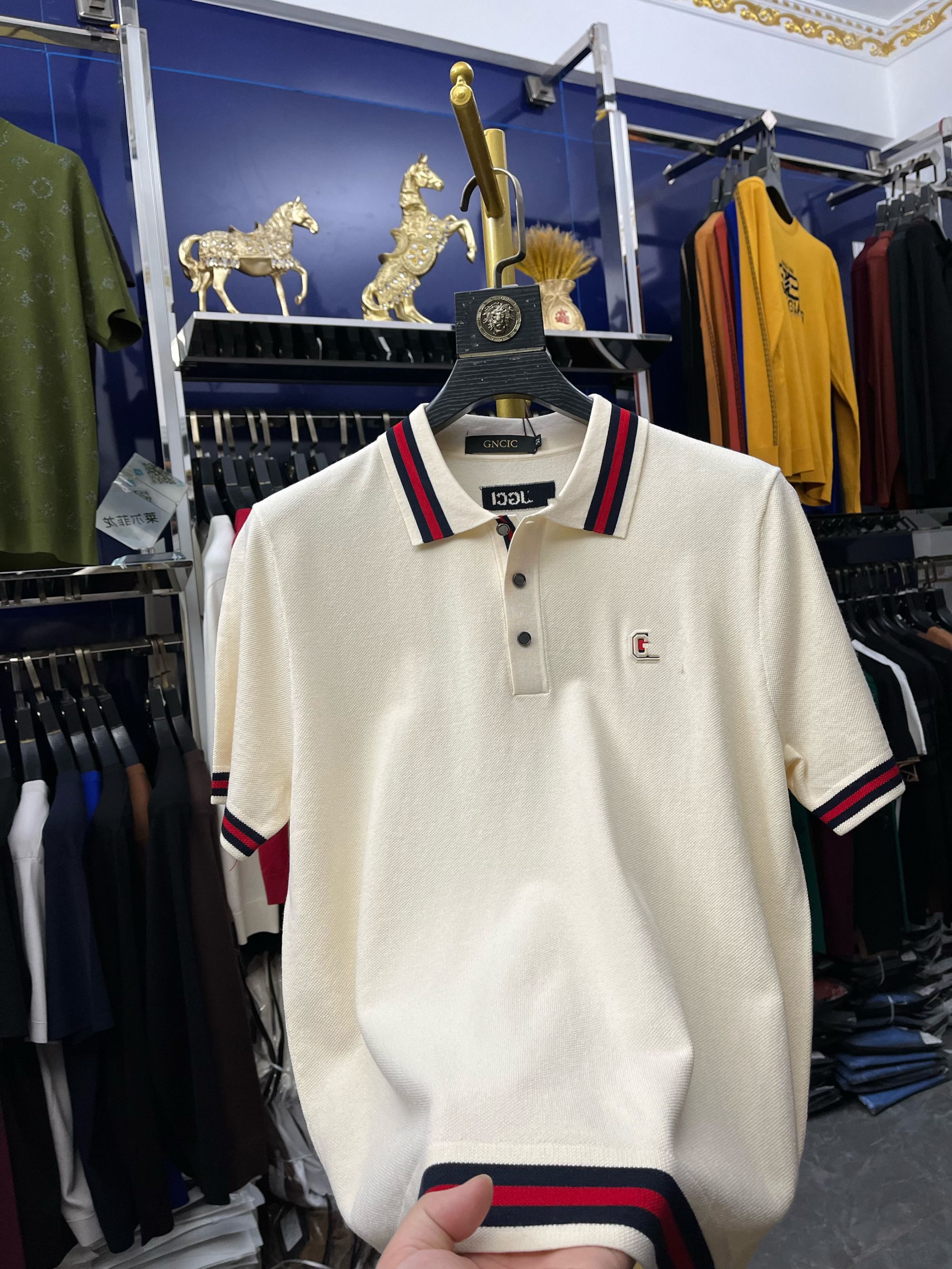 25年上新秋冬高品质575【进囗四平羊毛衫polo衫1个颜色】