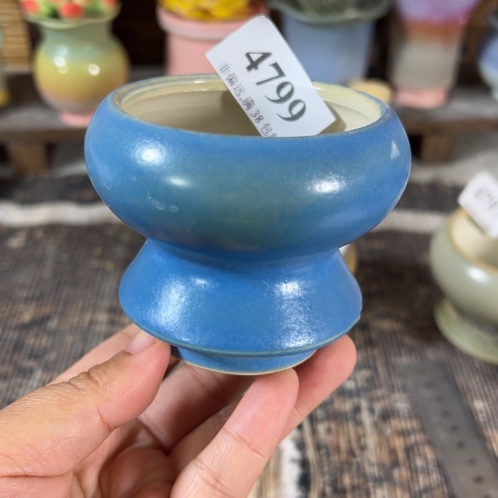 口6 手工花盆满30包邮