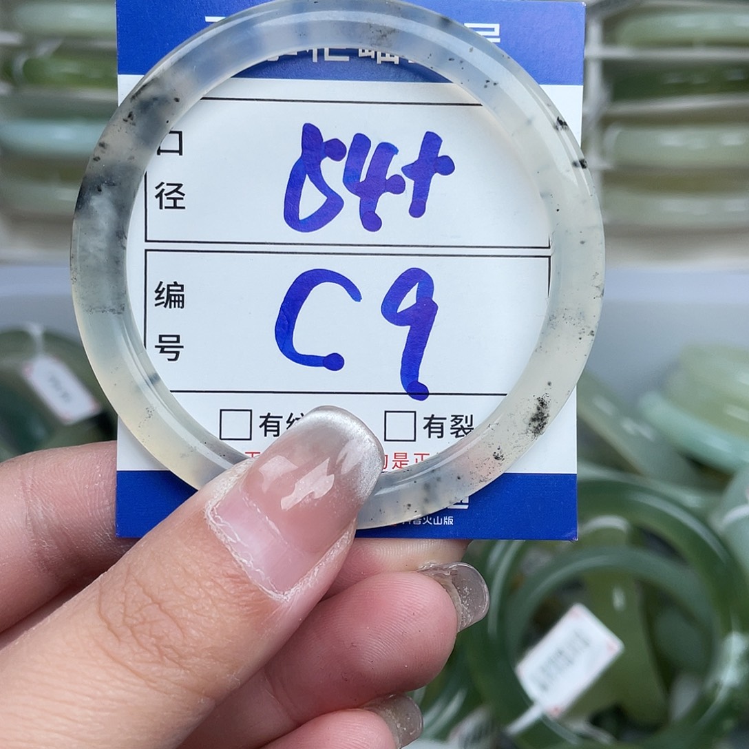 岫玉未镶嵌手镯手镯