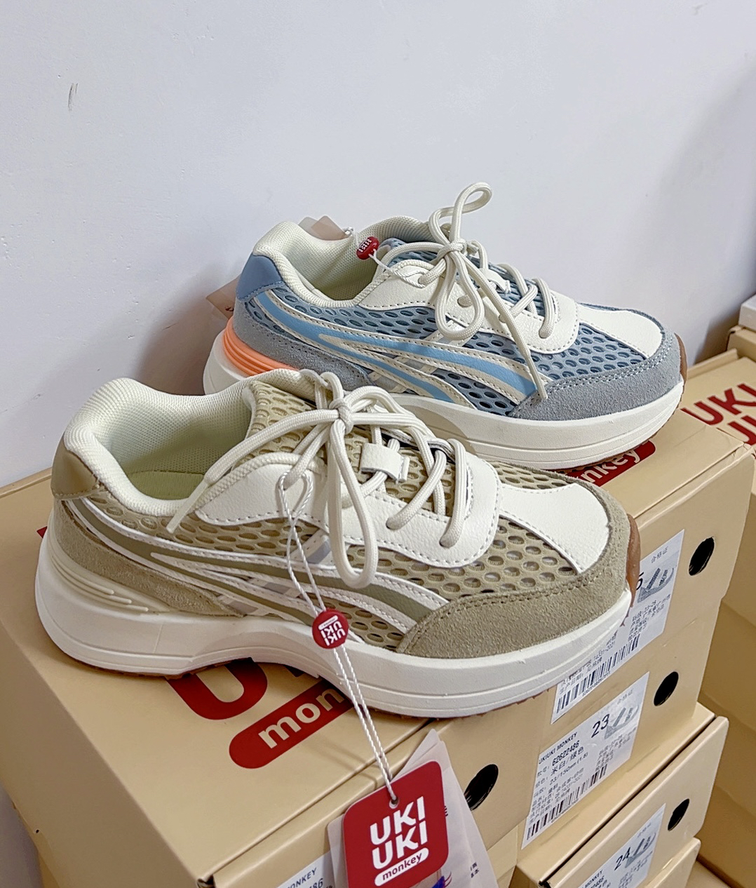 夏季新款舒适、透气、防臭、网面老爹鞋学生舒适运动鞋4469