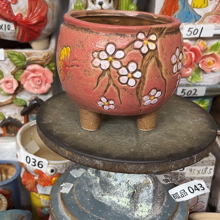 粗陶材质多肉花盆