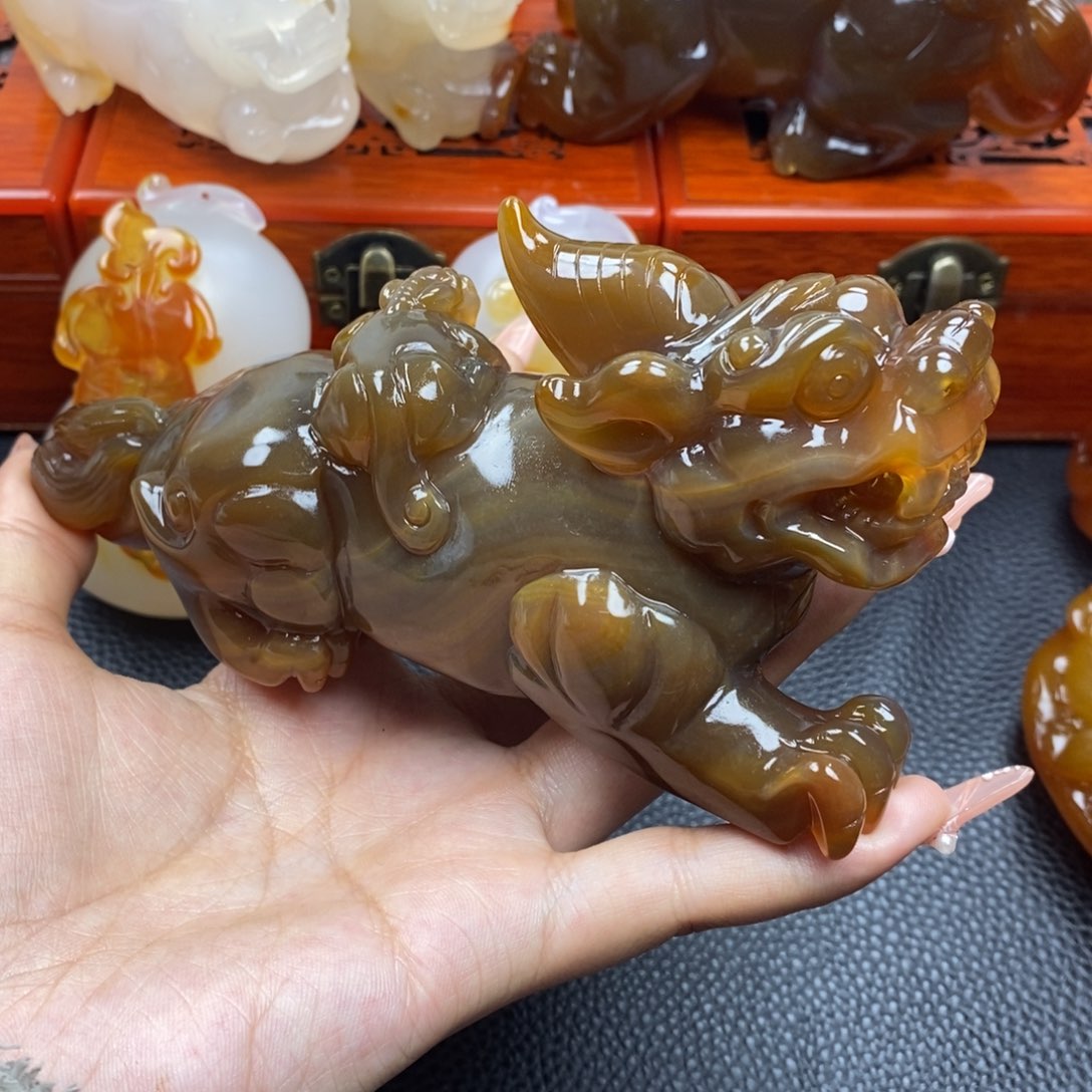 玛瑙/玉髓摆件未镶嵌初****享