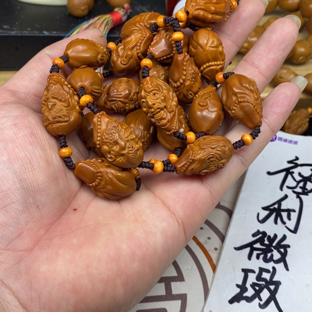 橄榄核手串/手链橄榄核雕刻强