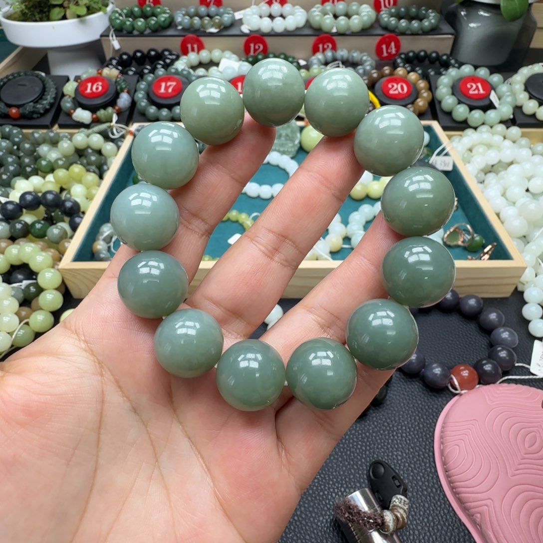 和田玉未镶嵌手链18