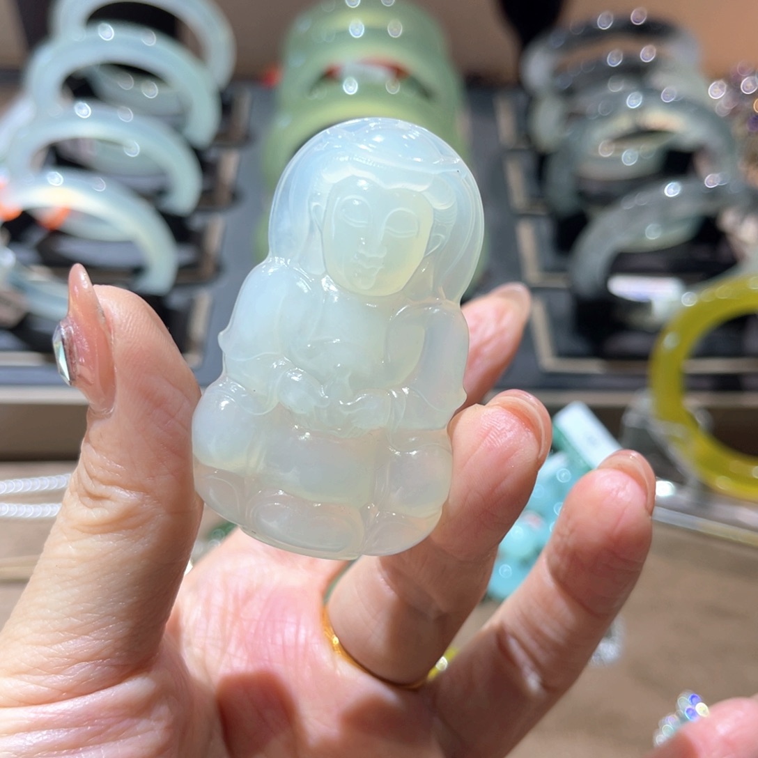 岫玉手镯未镶嵌手镯