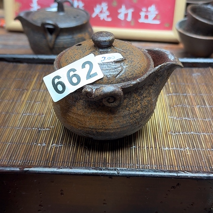 纯手工制作粗陶茶具