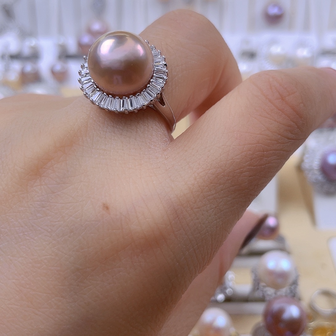 戒指未镶嵌淡水珍珠