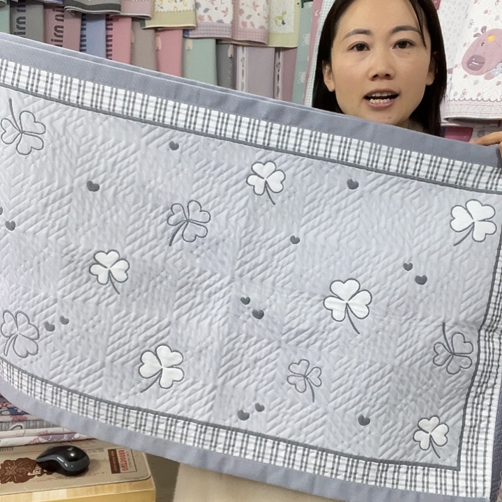 棉处理灰色四叶草