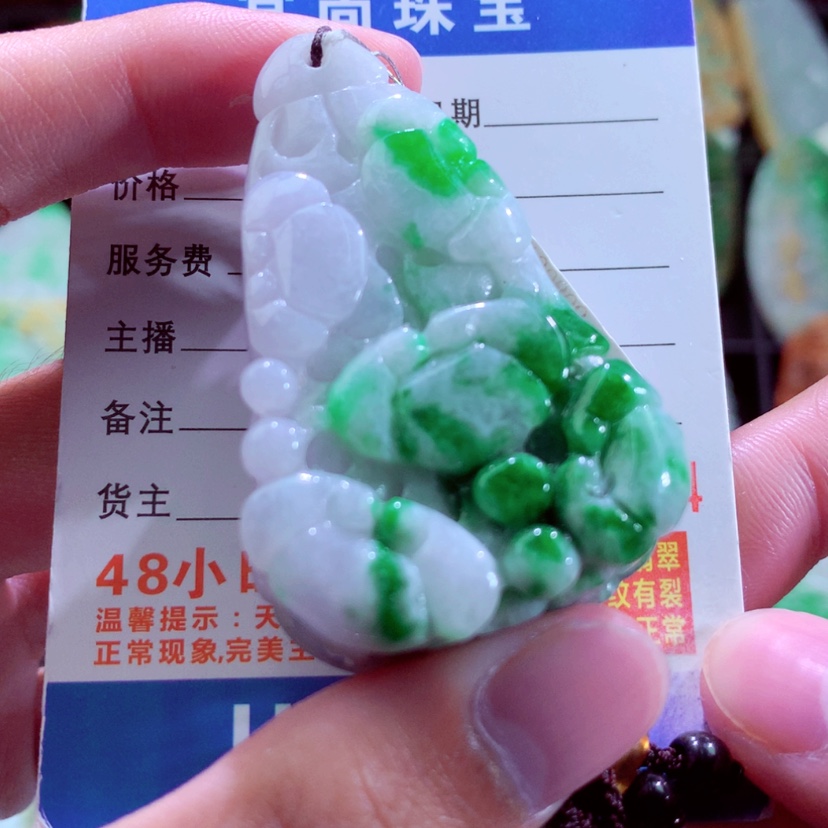 【闪购商品】翡翠颈饰未镶嵌挂件