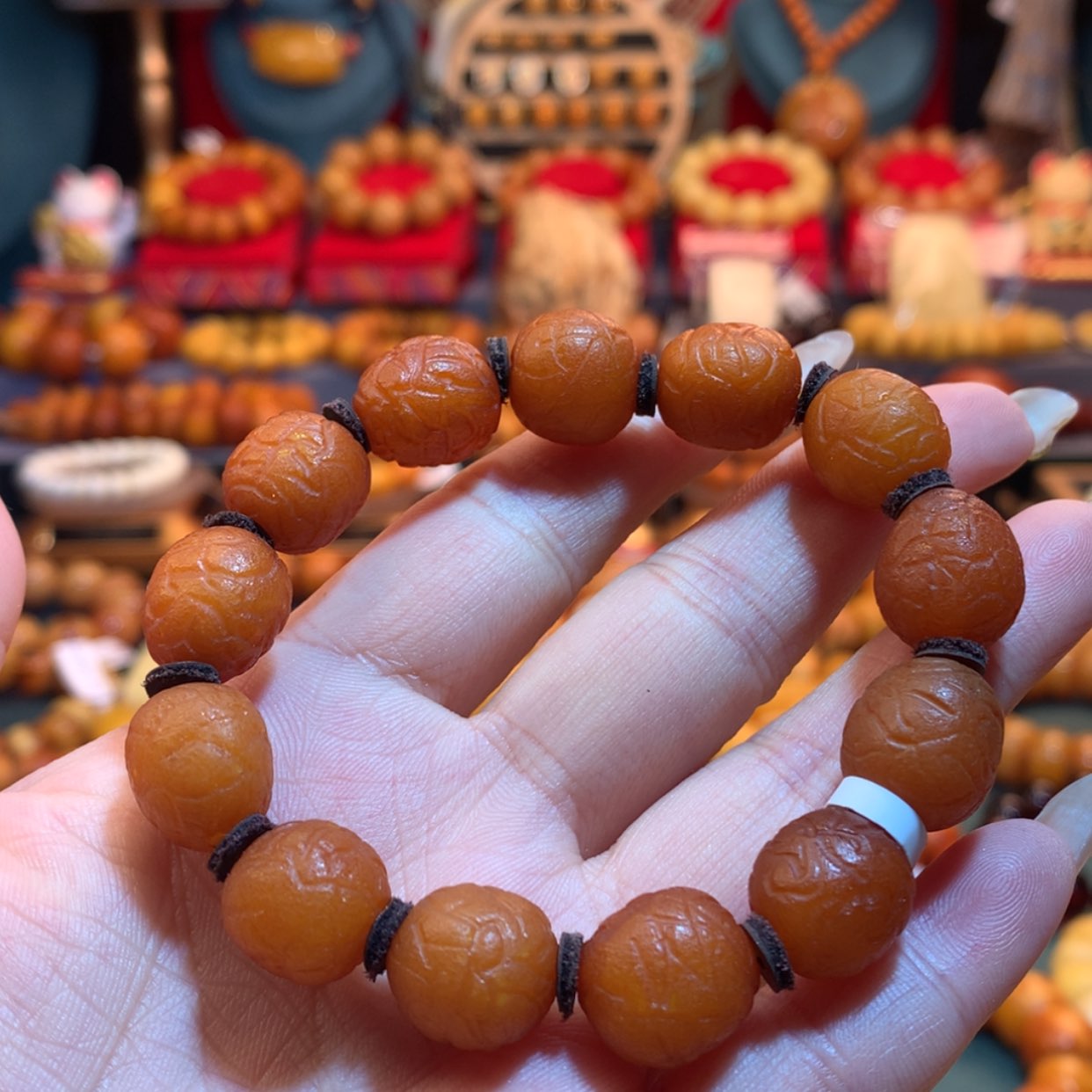 【闪购商品】蜜蜡手串未镶嵌蜜蜡手串