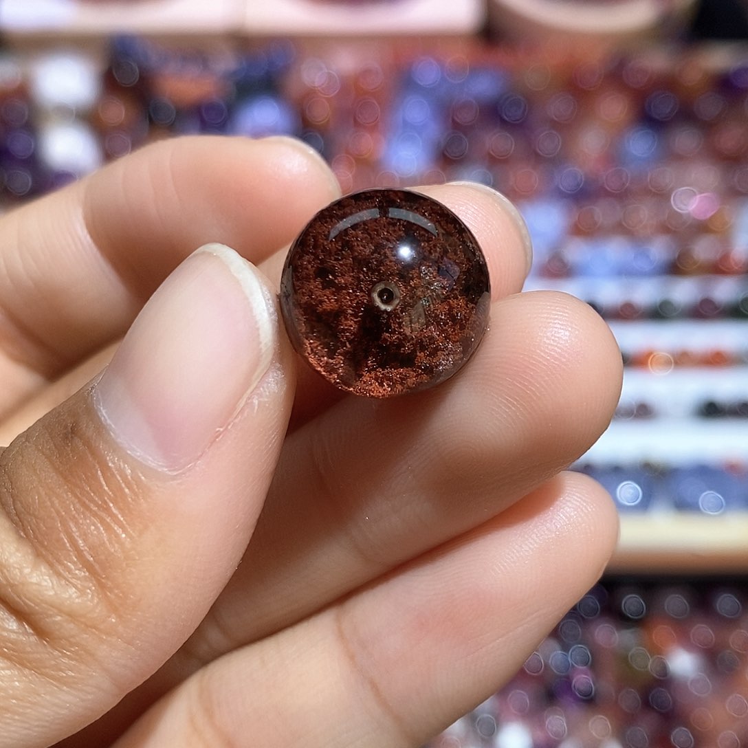 水晶红幽灵单珠未镶嵌