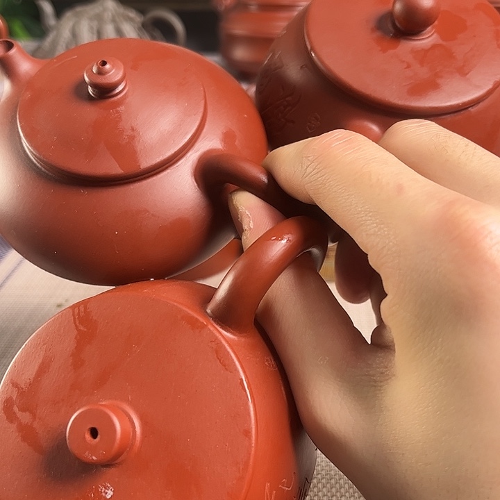 圆***紫砂茶杯宜兴原矿手工紫砂壶