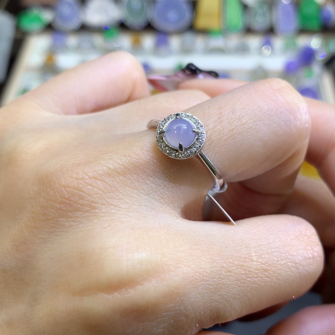 翡翠颈饰银S925镶嵌翡翠