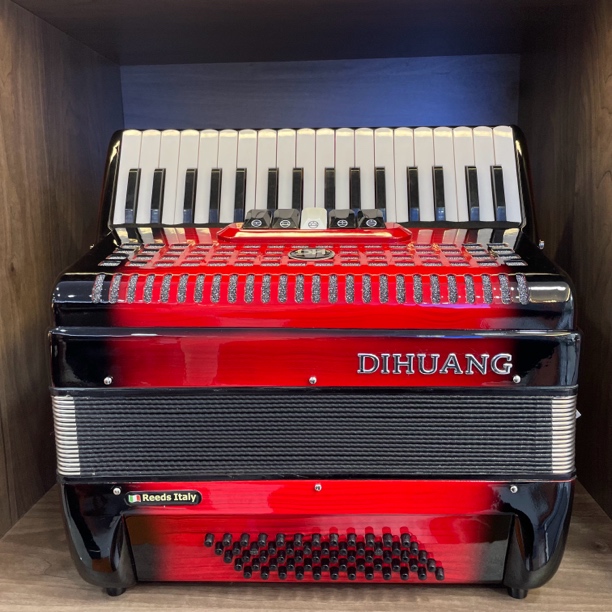 【年货节】国产帝皇牌高品质烤漆款69贝斯三排簧手风琴