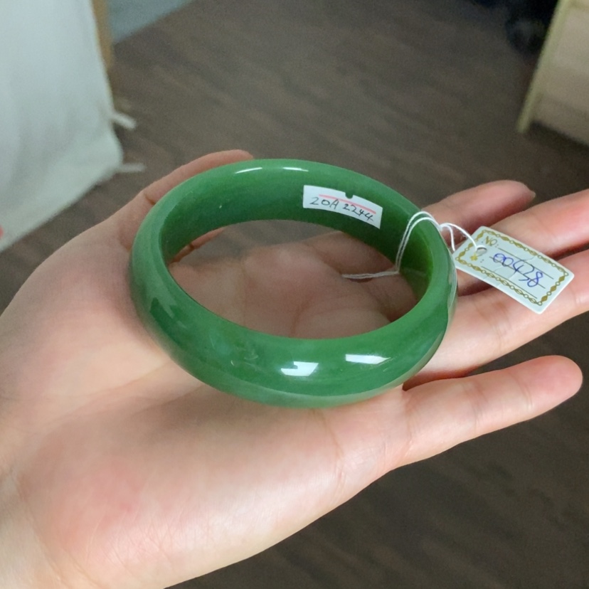 【闪购商品】和田玉（碧玉）未镶嵌手镯