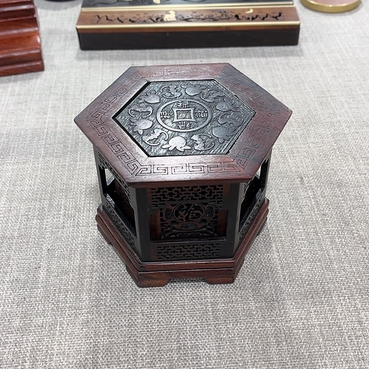 琉璃手工艺品红木工艺品雕刻工艺微暇