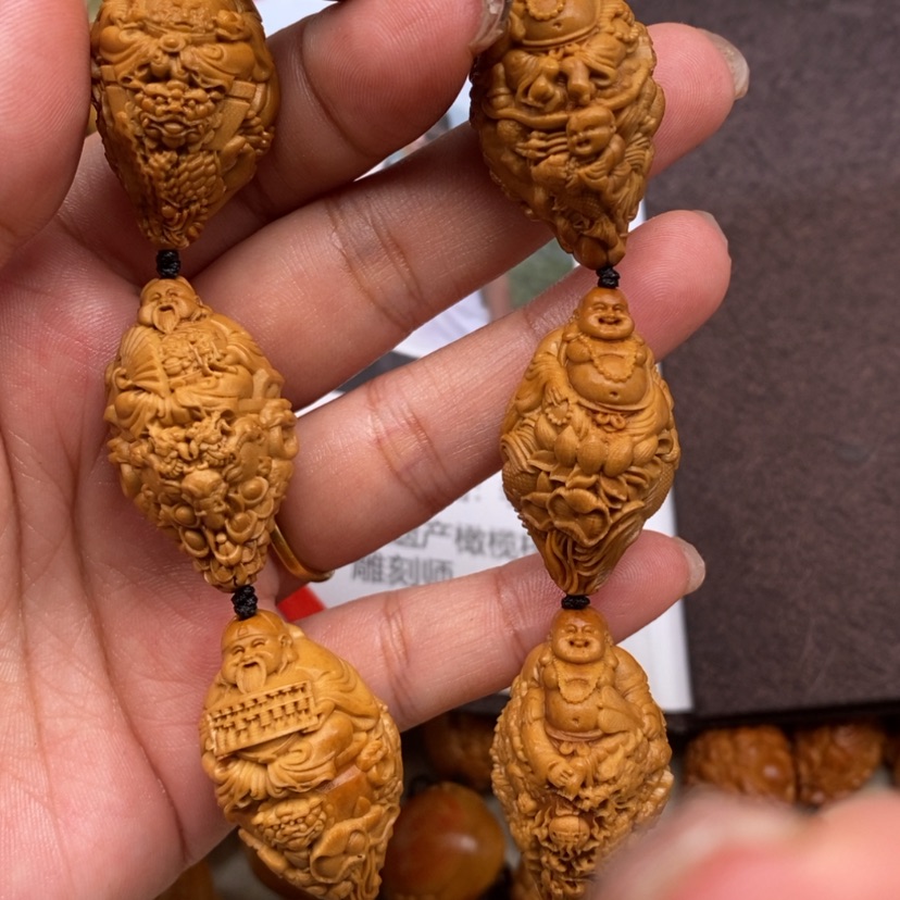 【闪购商品】橄榄核吊坠橄榄手工雕刻工艺