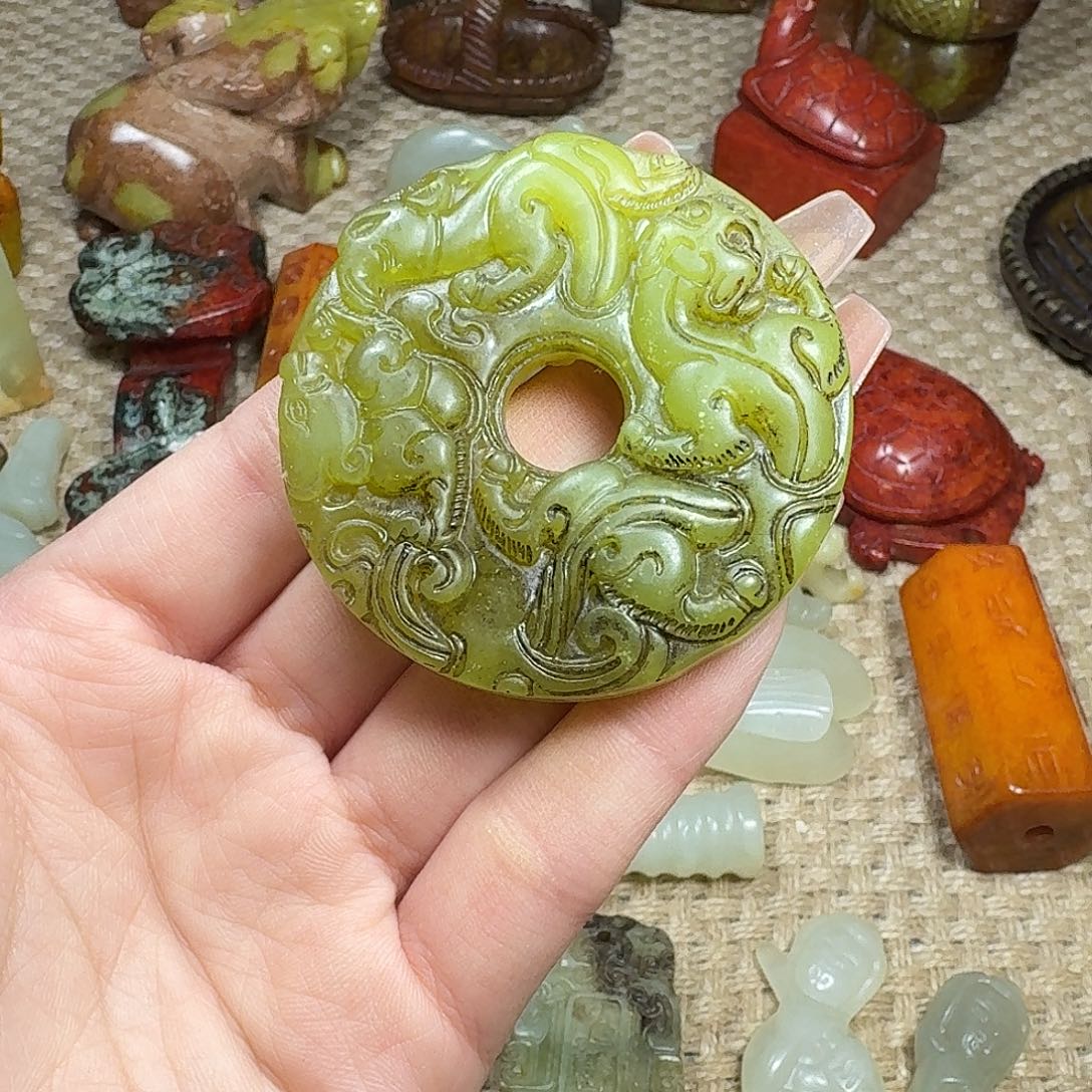 白玉菩提吊坠挂件