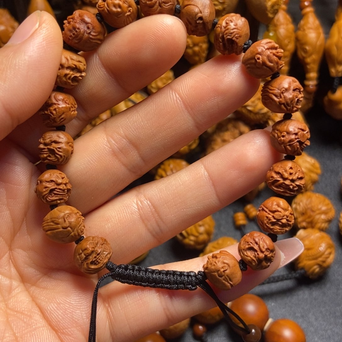 【闪购商品】手串/手链橄榄核希*?桃恶僧