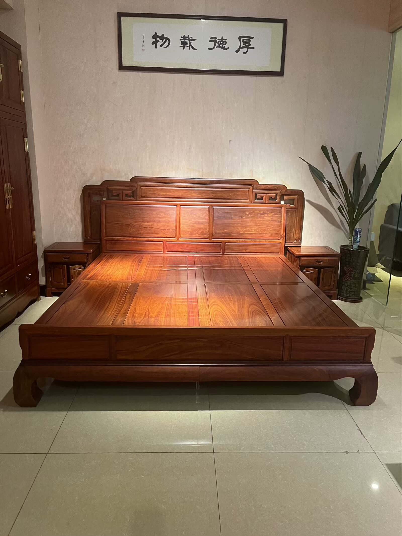 荣祥居推荐—国色天香大床主卧轻奢古典简约家用雕花婚床美式单人