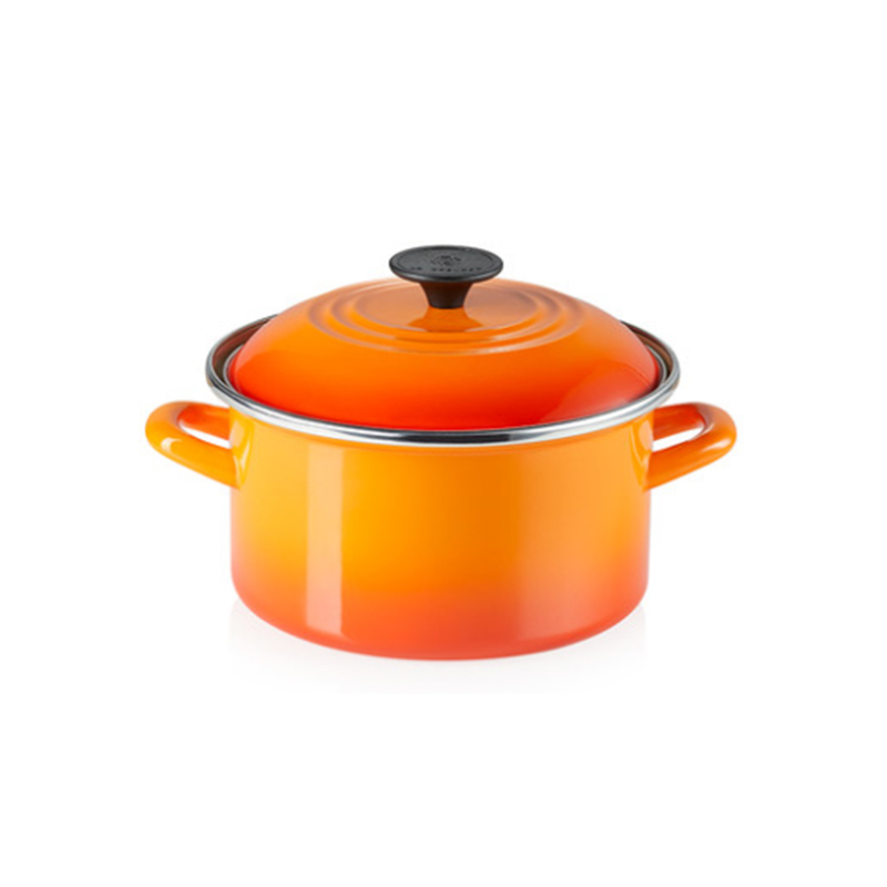 Le Creuset酷彩珐琅钢双耳汤锅20厘米 3.7L